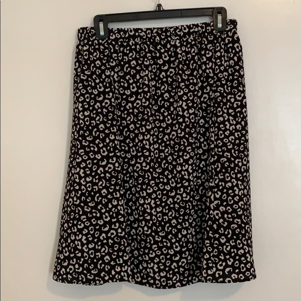 Animal print skirt